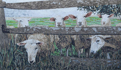 Grazing Sheep Mosaic