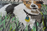 Custom Dog Mosaic Art
