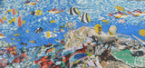 Coral Reef Seafloor - Mosaic Art