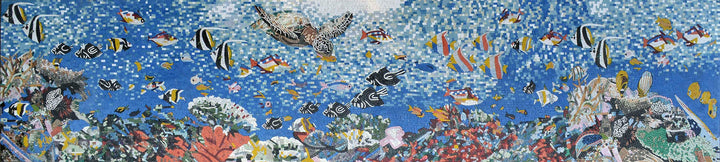 Coral Reef Seafloor - Mosaic Art
