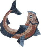 Swimming Fish III Mosaic Design