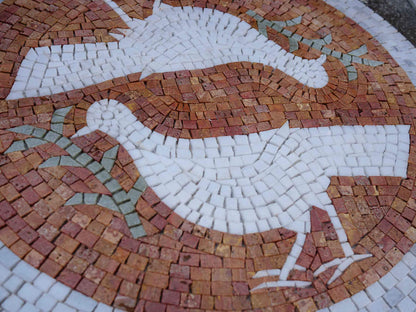 Birds Mosaic Medallion