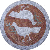 Birds Mosaic Medallion