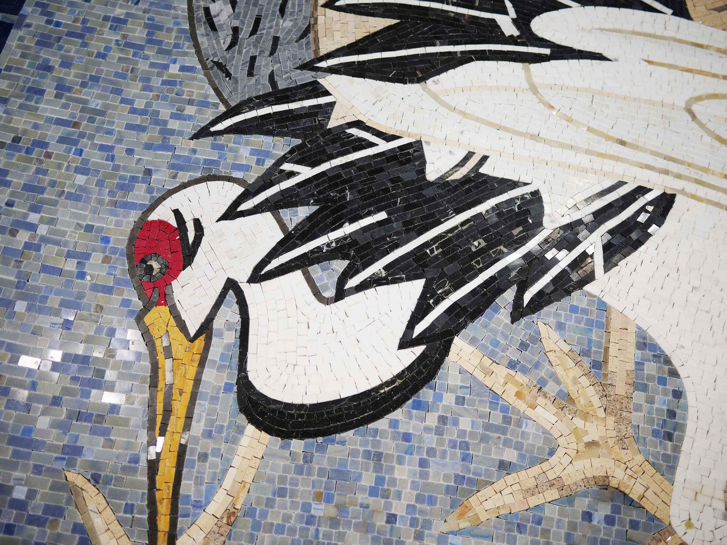 Marble Mosaic Rug - Rug of Birds