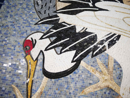 Marble Mosaic Rug - Rug of Birds