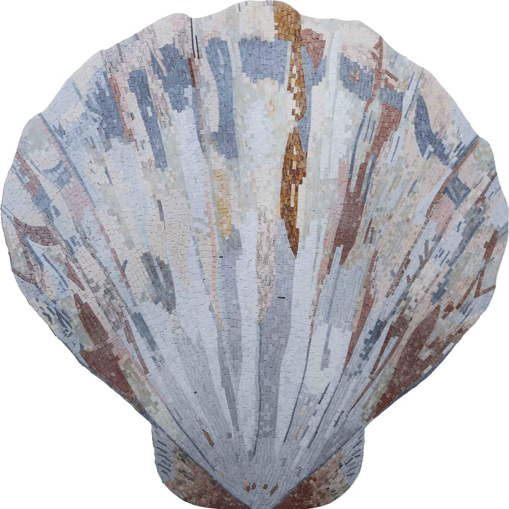 Mosaic Shell Artwork - Pearly Shell