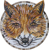 Mosaic Marble Artwork - Foxy