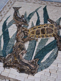Nautical Mosaic - Turtle & The Fish