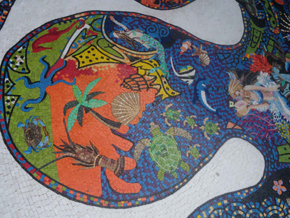 The Ocean Octopus - Mosaic Medallion