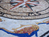 Nautical Mosaic - Fish & Compass