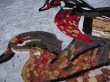 Bird Mosaic Art - The Ducks