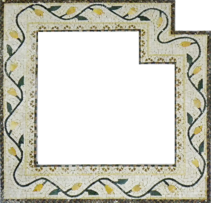 Mosaic Designs - Floral Frame Art