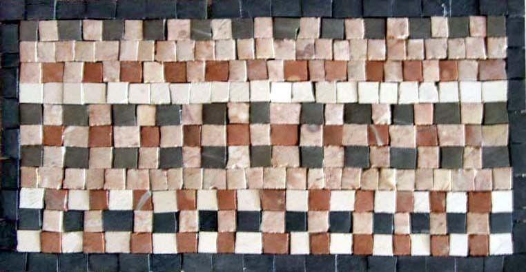 Mosaic Border - Dama