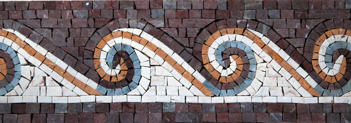 Mosaic Patterns - Patras Sea Waves