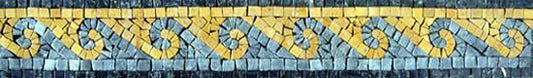 Waves Border Mosaic