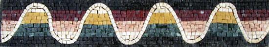 Colorful Mosaic Border Pattern