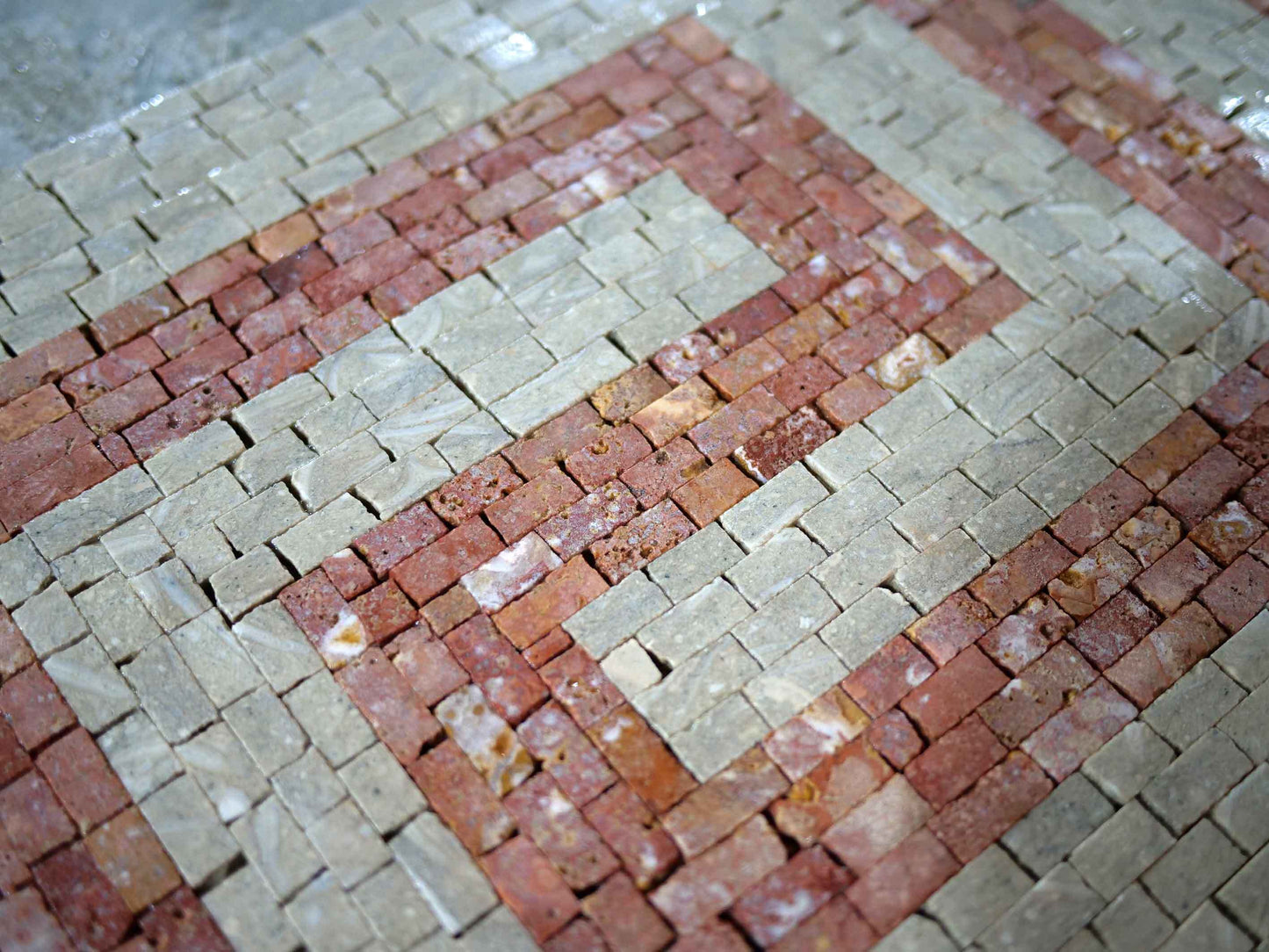 Mosaic Border Art - Red Triple R