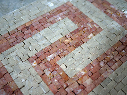 Mosaic Border Art - Red Triple R