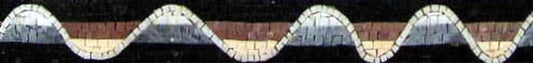 Mosaic Border Wavy Design