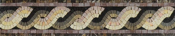 Stone Art Border Mosaic