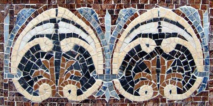 Mosaic Border - Kaleidoscopic Art