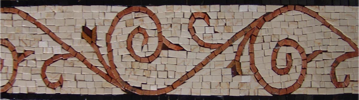 Mosaic Border - Floral Fall Pattern