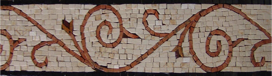 Mosaic Border - Floral Fall Pattern