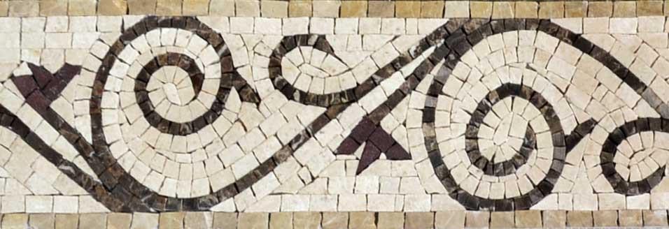 Mosaic Border- Choco Floral