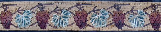 Grape Vine Mosaic Border