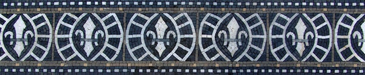 Mosaic Border - Celtic Geometry