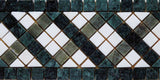 Mosaic Border - Geometric Square