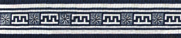 Mosaic Border - Greek Pattern