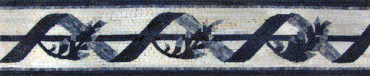 Wavy Mosaic Border Art