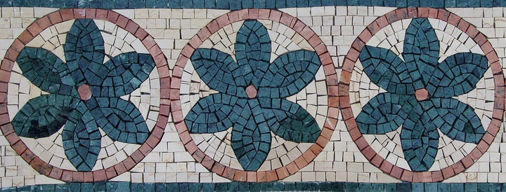 Flowers Border Mosaic