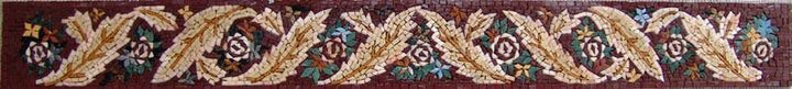 Floral Mosaic Border Art