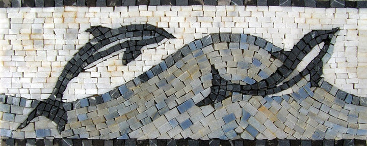 Nautical Mosaic Border Art