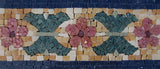 Mosaic Border - Floral Marble