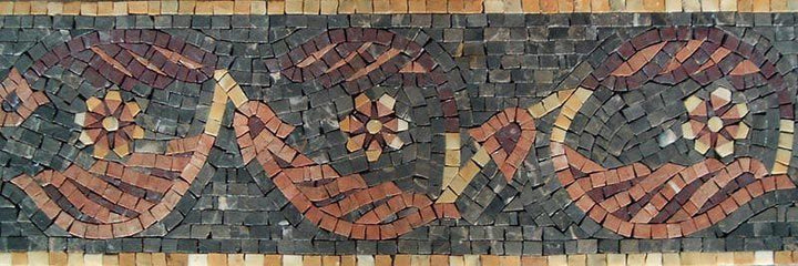 Mosaic Art Border - Catalan