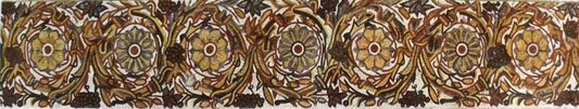 Mosaic Border - Floral Art Grapes