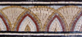 Marble Mosaic Border - Arc Patterns
