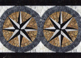 Border Mosaic Art - Compass