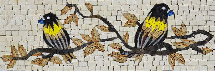 Mosaic Border Art - Songbird