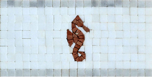 Nautical Mosaic Border- Seahorse