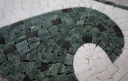 Mosaic Border Art - Double Waves