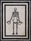 Skeleton Body Custom Marble Mosaic