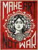 Make Art Not War Mosaic Poster