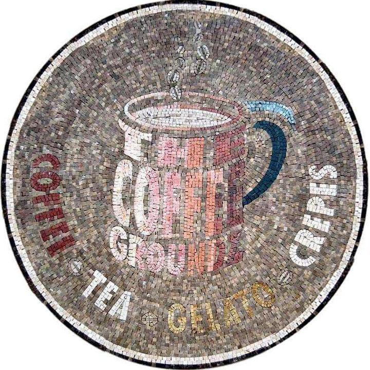 Coffee Shop Mosaic Logo 