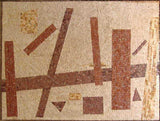 Kazimir Malevich Geometry" - Abstract Mosaic "