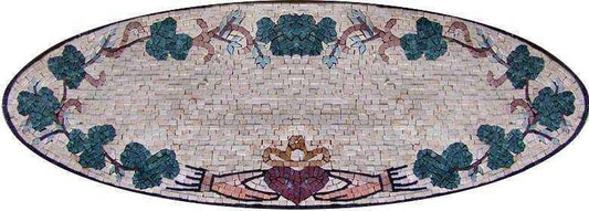 Customized Mosaic Art - Irish Claddagh
