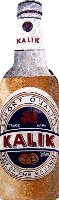 Custom Beer Poster Marble Mosaic